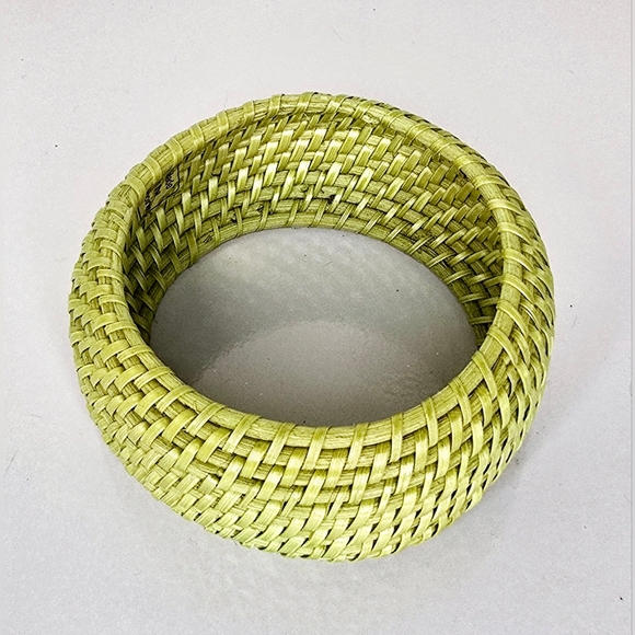 Oceana Trading Women's Rattan Weave Bracelets - Picture 4 of 5